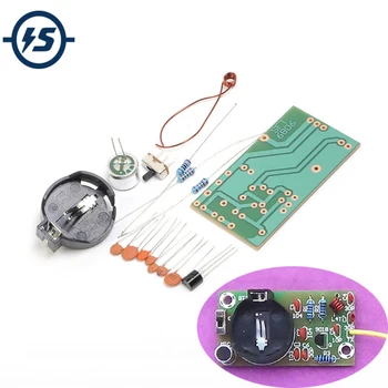 Electronic DIY Kit FM Transmitter Module Frequency Modulation Wireless Microphone Board Parts Kits Simple Production Suite
Electronic DIY Kit FM Transmitter Module Frequency Modulation Wireless Microphone Board Parts Kits Simple Production Suite