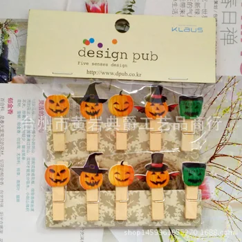 10Pcs/Lot kawaii Halloween Pumpkin Wooden Clip Photo Clothespin Craft Clips Party Decoration Clip with Hemp Rope
10Pcs/Lot kawaii Halloween Pumpkin Wooden Clip Photo Clothespin Craft Clips Party Decoration Clip with Hemp Rope