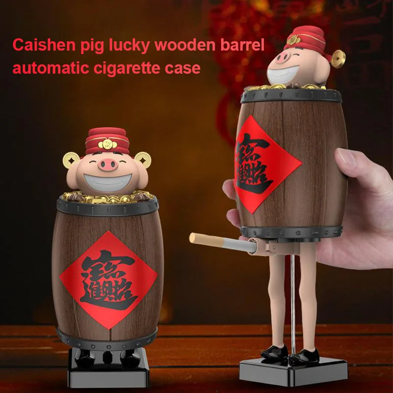 2019 New Wooden Automatic Cigarette Case Pig Shape Design for Home Desktop Ornaments @ZJF
2019 New Wooden Automatic Cigarette Case Pig Shape Design for Home Desktop Ornaments @ZJF