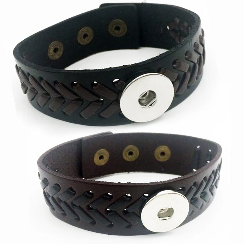 NEW leather snap button bracelet for snap jewelry NY8776 (fit 18mm 20mm snaps) BOBOSGIRL
NEW leather snap button bracelet for snap jewelry NY8776 (fit 18mm 20mm snaps) BOBOSGIRL