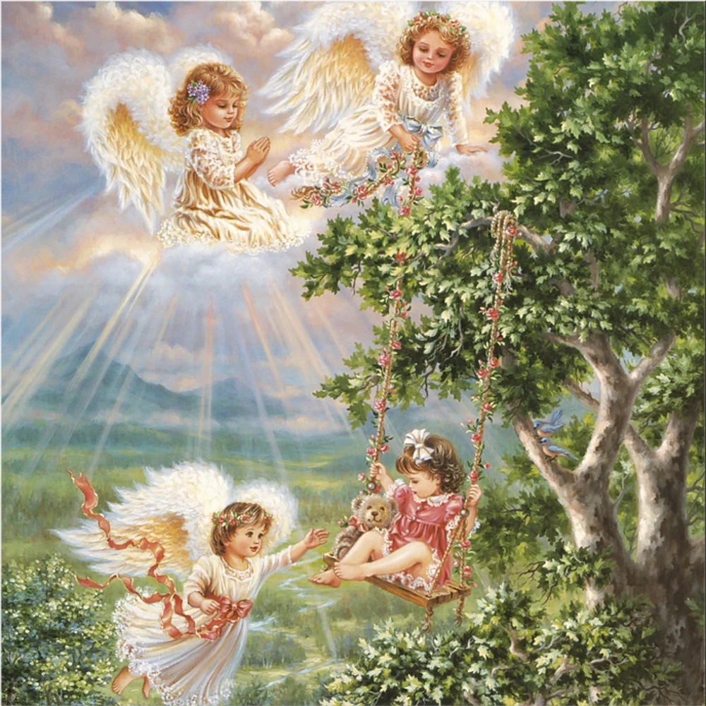 DIY 5D Diamond Painting Cross Stitch Round Mosaic Full Diamond Embroidery Crystal Angel Girl Rhinestone decor DIY Paintings AA03
DIY 5D Diamond Painting Cross Stitch Round Mosaic Full Diamond Embroidery Crystal Angel Girl Rhinestone decor DIY Paintings AA03