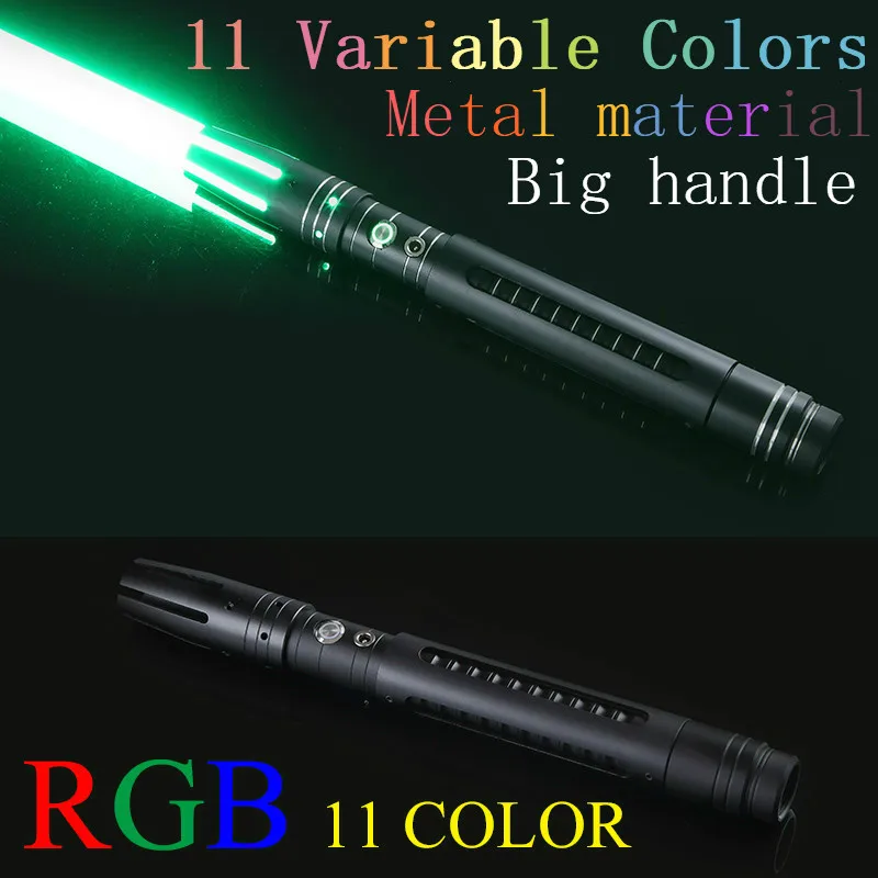 100cm 11 Color Lightsaber Metal Sword RGB Laser Cosplay Boy Gril Toy Flashing For Kids Gift Light Outdoor Creative Wars Toys
100cm 11 Color Lightsaber Metal Sword RGB Laser Cosplay Boy Gril Toy Flashing For Kids Gift Light Outdoor Creative Wars Toys