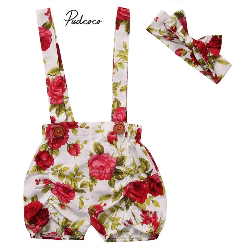 Pudcoco 2018 New Baby Kid Girls Overalls Floral Button Overalls Shorts+Headband 2pcs Summer Cute Cotton Outfits Set Clothes 0-3Y
Pudcoco 2018 New Baby Kid Girls Overalls Floral Button Overalls Shorts+Headband 2pcs Summer Cute Cotton Outfits Set Clothes 0-3Y
