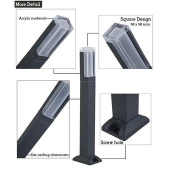 110V new design LED outdoor garden bollard lights 5W IP65 lamps 220V aluminum landscape lawn lamp
110V new design LED outdoor garden bollard lights 5W IP65 lamps 220V aluminum landscape lawn lamp