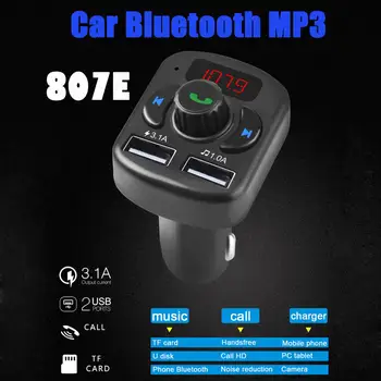 Car MP3 Player FM Transmitter Dual USB Car Charger Support Bluetooth TF Card Music Audio Receiver
Car MP3 Player FM Transmitter Dual USB Car Charger Support Bluetooth TF Card Music Audio Receiver