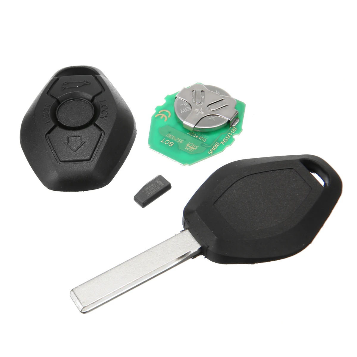 3 Buttons Car Remote Key For BMW 3 5 7 SERIES E38 E39 E46 EWS System with 315MHz/433MHz ID44 Chip Blade