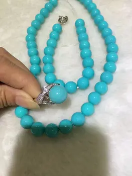 New design fashion 8mm blue shell pearls 18inch necklace and 7.5inch bracelet and 12mm bead size 7-10 ring
New design fashion 8mm blue shell pearls 18inch necklace and 7.5inch bracelet and 12mm bead size 7-10 ring