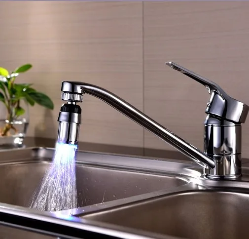 360 Rotating LED Faucet Kitchen Bathroom Temperature Sensor Temperature Control Self-illumination 3 Color Colorful Faucet Nozzle
360 Rotating LED Faucet Kitchen Bathroom Temperature Sensor Temperature Control Self-illumination 3 Color Colorful Faucet Nozzle