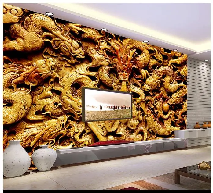 Custom photo wallpaper 3d wall murals wallpaper TV setting wall Glittering dragon pearl dragon carved background wall papers
Custom photo wallpaper 3d wall murals wallpaper TV setting wall Glittering dragon pearl dragon carved background wall papers