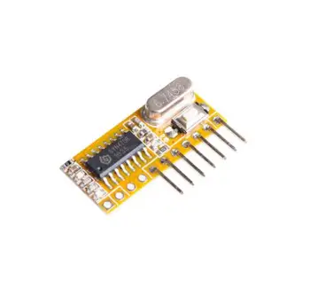 10 pcs RXC6 433Mhz Superheterodyne Wireless Receiver PT2262 Code Steady for Arduino/AVR Module With Learning Code Mode
10 pcs RXC6 433Mhz Superheterodyne Wireless Receiver PT2262 Code Steady for Arduino/AVR Module With Learning Code Mode