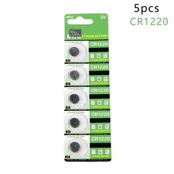 Centechia Good Sale Button battery 5 Pcs 3V Lithium Cells Button Battery CR1220 ECR1220 LM1220 KCR1220 DL1220 EE6219
Centechia Good Sale Button battery 5 Pcs 3V Lithium Cells Button Battery CR1220 ECR1220 LM1220 KCR1220 DL1220 EE6219