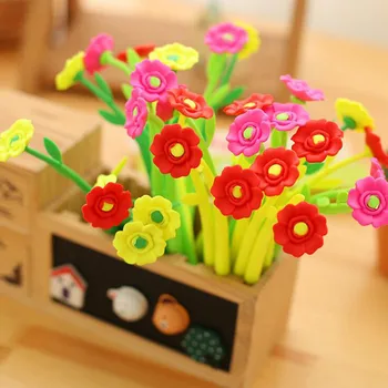 3PCS/PACK New Ballpoint Pen Creative Office Stationery Lovely Simulation Plant Flowers Soft Silicone Gel Pen 0.5mm
3PCS/PACK New Ballpoint Pen Creative Office Stationery Lovely Simulation Plant Flowers Soft Silicone Gel Pen 0.5mm