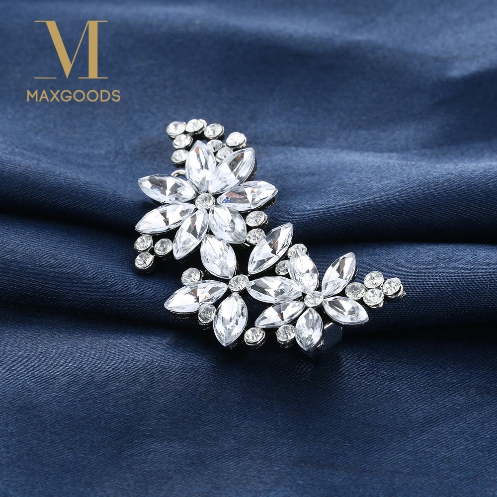 2Pcs Fashion Shiny Crystal Flower Petal Barrette Rhinestone Hair Clip HairPin for Wedding Bride Bridesmaid Hair Accessories
2Pcs Fashion Shiny Crystal Flower Petal Barrette Rhinestone Hair Clip HairPin for Wedding Bride Bridesmaid Hair Accessories