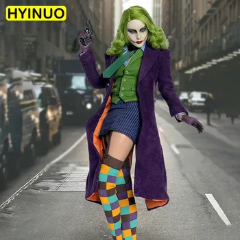 1/6 Scale WK89013A Sexy Female Joker2.0 Clown Women Purple Coat Deluxe Edition Clothes Clothing Set For 12" Figure Female Body
1/6 Scale WK89013A Sexy Female Joker2.0 Clown Women Purple Coat Deluxe Edition Clothes Clothing Set For 12" Figure Female Body