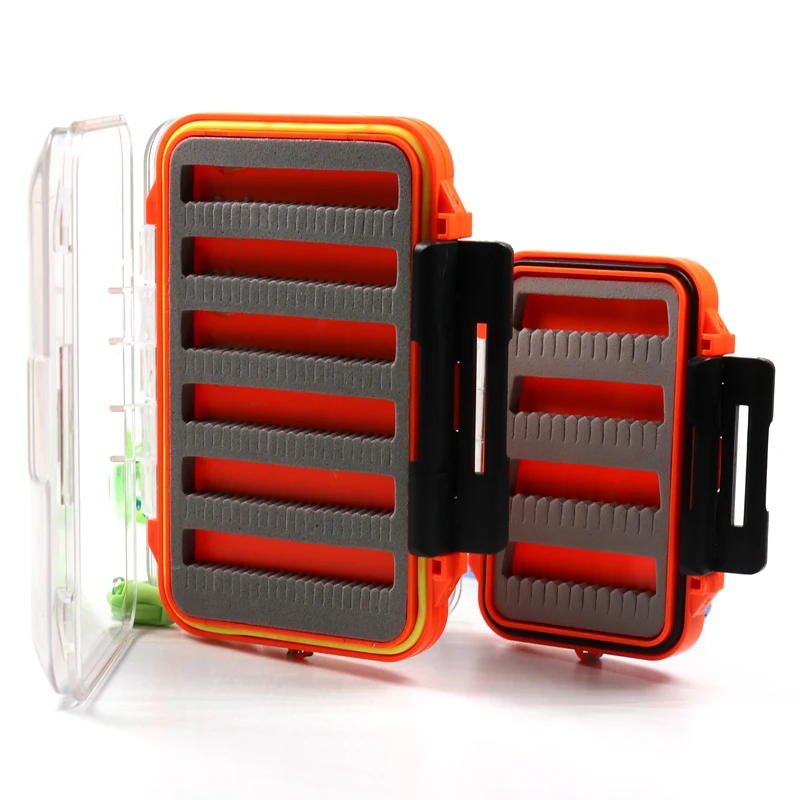 Bimoo 1PCS 2 Layer Fly Fishing Pocket Box Waterproof Case for Nymph Dry Wet Flies Trout Carp Salmon Fishing Fly Box S L
Bimoo 1PCS 2 Layer Fly Fishing Pocket Box Waterproof Case for Nymph Dry Wet Flies Trout Carp Salmon Fishing Fly Box S L