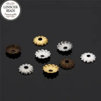 LINSOIR 1000pcs/lot 5mm Hollow Flower Pattern Bead Caps Gold/Rhodium/Silver Color End Caps for Jewelry Making Findings F2403
LINSOIR 1000pcs/lot 5mm Hollow Flower Pattern Bead Caps Gold/Rhodium/Silver Color End Caps for Jewelry Making Findings F2403