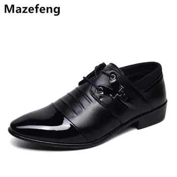 Mazefeng 2018 England Style Spring Male Leather Shoes Pointed Toe Men Dress Shoes Solid Business Leather Shoes Formal Footwear
Mazefeng 2018 England Style Spring Male Leather Shoes Pointed Toe Men Dress Shoes Solid Business Leather Shoes Formal Footwear