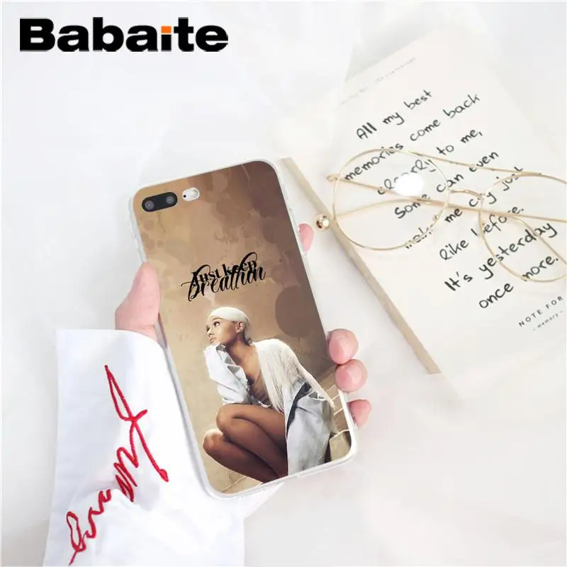 Babaite ariana grande Newly Arrived Phone Accessories Case for iPhone 8 7 6 6S Plus 5 5S SE XR X XS MAX 10 Coque Shell