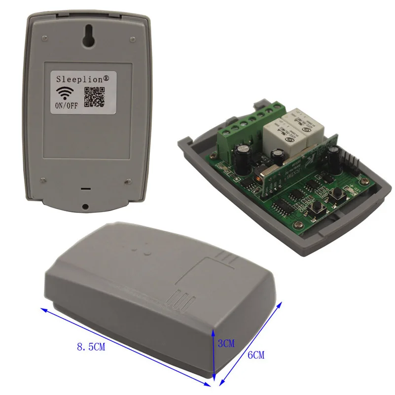 12V 24V 36V 48V 2CH Wireless Remote Control Switch Transmitter 12V-48V Receiver-8