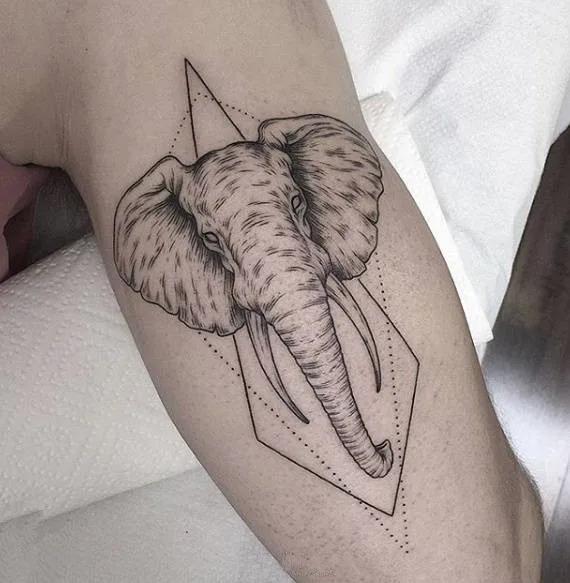 Waterproof Temporary Fake Tattoo Stickers Grey Geometric Elephant Head Animals Design Body Art Make Up Tools
Waterproof Temporary Fake Tattoo Stickers Grey Geometric Elephant Head Animals Design Body Art Make Up Tools
