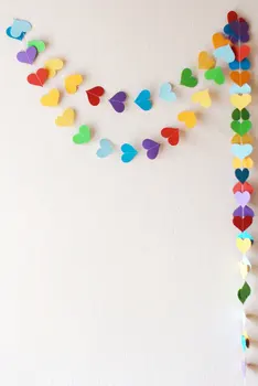 Rainbow heart paper 10ft banners, Party decorations , Rainbow paper bunting, Children's room decor, Colorful paper garland
Rainbow heart paper 10ft banners, Party decorations , Rainbow paper bunting, Children's room decor, Colorful paper garland