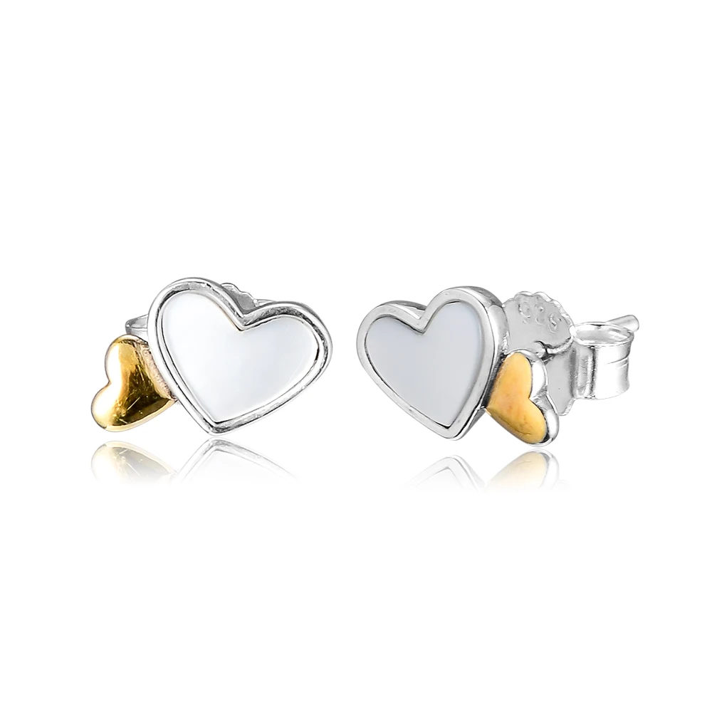 Luminous Hearts Stud Earrings 100% 925 Silver with 14K Gold Plated for Women Free Shipping
Luminous Hearts Stud Earrings 100% 925 Silver with 14K Gold Plated for Women Free Shipping