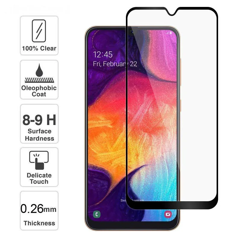 Full Protective Glass on for Samsung Galaxy A50 Screen Protector Samsung A50 Tempered Glass +Thin Hard Case for Samsung A50 A505
Full Protective Glass on for Samsung Galaxy A50 Screen Protector Samsung A50 Tempered Glass +Thin Hard Case for Samsung A50 A505