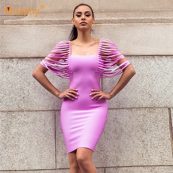 6 color summer women's white elegant bandage dress Bodycon Vestidos fringed sleeve sexy club clothing celebrity party dress
6 color summer women's white elegant bandage dress Bodycon Vestidos fringed sleeve sexy club clothing celebrity party dress