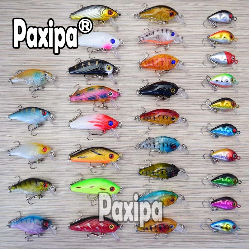 32pcs Mixed Fishing Lures Minnow Crankbaits Bass Baits Wobblers Set Lifelike Fake Fishing bait Drop shipping
32pcs Mixed Fishing Lures Minnow Crankbaits Bass Baits Wobblers Set Lifelike Fake Fishing bait Drop shipping