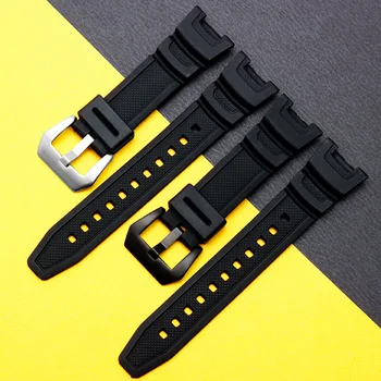 11MM Sports Diving Silicone Rubber Watchband Strap for Casio SGW-100 Black Waterproof Accessories Man Metal Pin Clasp Fashion
11MM Sports Diving Silicone Rubber Watchband Strap for Casio SGW-100 Black Waterproof Accessories Man Metal Pin Clasp Fashion