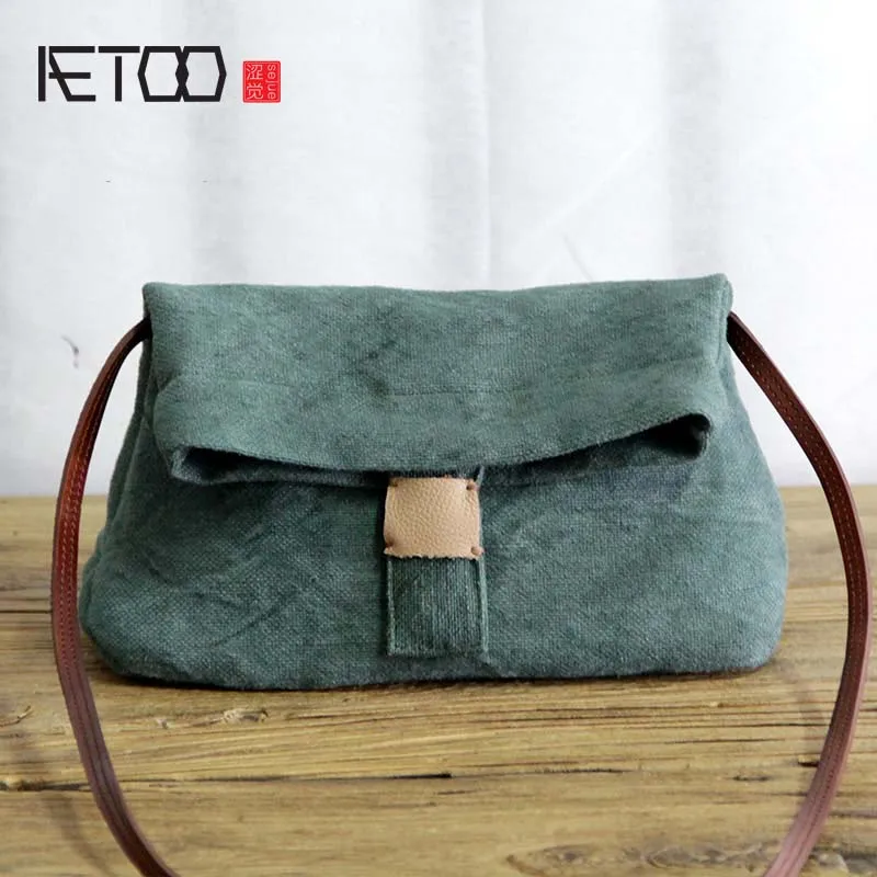AETOO Art cotton linen single small bag light miniature envelope female art cloth simple canvas handbag
AETOO Art cotton linen single small bag light miniature envelope female art cloth simple canvas handbag