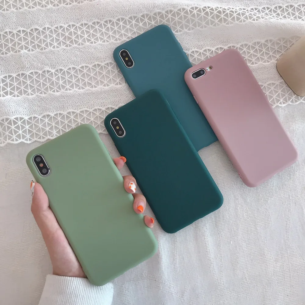 Solid Color Silicone Couples Cases For iphone XR X XS Max 6 6S 7 8 Plus Cute Candy Color Soft Simple Fashion Phone Case NEW
Solid Color Silicone Couples Cases For iphone XR X XS Max 6 6S 7 8 Plus Cute Candy Color Soft Simple Fashion Phone Case NEW