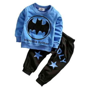 Baby Boys Clothing Sets Spring Autumn Cotton Toddler Boys Batman Clothes Sets Long Sleeve Tops+Pants 2PCS Kids Sports Suits 1-3Y
Baby Boys Clothing Sets Spring Autumn Cotton Toddler Boys Batman Clothes Sets Long Sleeve Tops+Pants 2PCS Kids Sports Suits 1-3Y