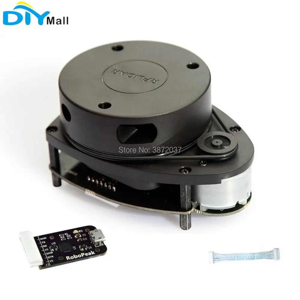 RPLiDAR A1 360 Degree Laser Radar Scanner Lidar Sensor Distance Detection Module 6 meter for Robot Obstacle Avoidance
RPLiDAR A1 360 Degree Laser Radar Scanner Lidar Sensor Distance Detection Module 6 meter for Robot Obstacle Avoidance