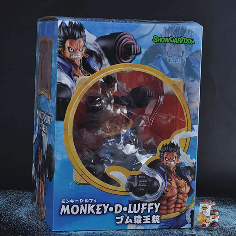 23cm Large Cool Anime One piece Gear fourth Monkey D Luffy PVC Action Figure Model Doll Toys
23cm Large Cool Anime One piece Gear fourth Monkey D Luffy PVC Action Figure Model Doll Toys