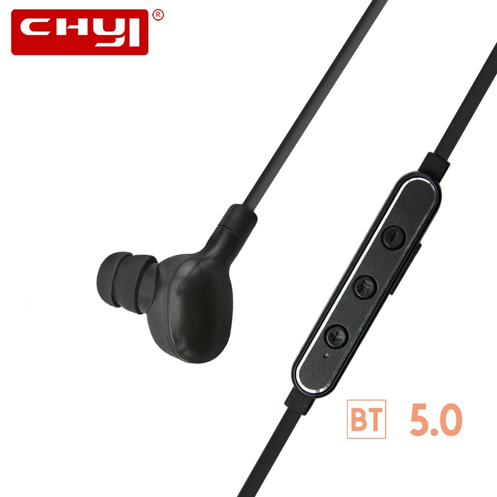 CHYI Bluetooth Earphone Wireless BT 5.0 IPX4 Stereo Sport In-ear Headset Noiseless Accoustic Earbuds For IOS Iphone Smart Phone
CHYI Bluetooth Earphone Wireless BT 5.0 IPX4 Stereo Sport In-ear Headset Noiseless Accoustic Earbuds For IOS Iphone Smart Phone