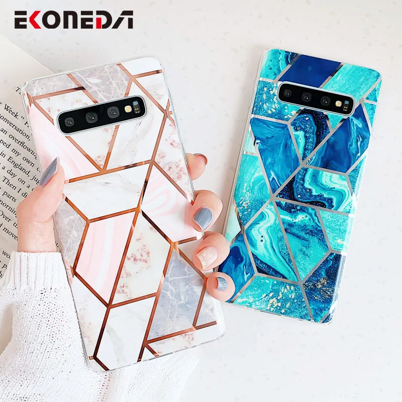 EKONEDA Geometric Marble Case For Samsung S9 Plus Case Silicone Soft IMD Case For Galaxy S8 Plus S10 Plus S10e Cover
EKONEDA Geometric Marble Case For Samsung S9 Plus Case Silicone Soft IMD Case For Galaxy S8 Plus S10 Plus S10e Cover