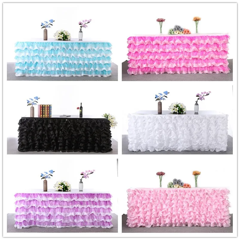 2019 NEW Customized Wedding Tulle Tutu Table Skirt Decoration Party Table 77x275cm 3 yards
2019 NEW Customized Wedding Tulle Tutu Table Skirt Decoration Party Table 77x275cm 3 yards