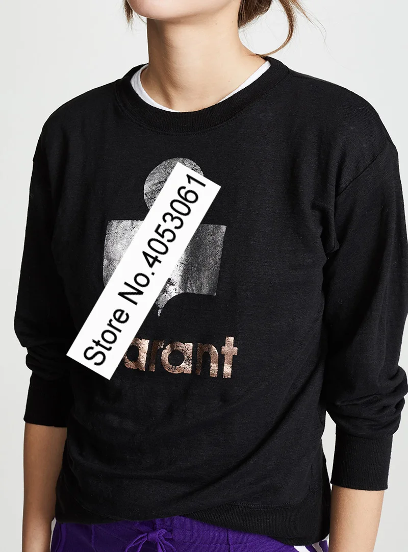 Linen Contrast Metallicized Printed Tees - 2018 Spring/Summer Stylish Women Linen Long Sleeve Printed Knit Pullover Top T Shirt
Linen Contrast Metallicized Printed Tees - 2018 Spring/Summer Stylish Women Linen Long Sleeve Printed Knit Pullover Top T Shirt