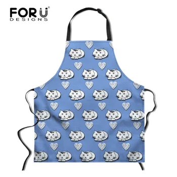 FORUDESIGNS Flowers Cat Kitchen Aprons Music Cat Fashion Unisex Women Man Aprons Commercial Restaurant Home Bib polyester Aprons
FORUDESIGNS Flowers Cat Kitchen Aprons Music Cat Fashion Unisex Women Man Aprons Commercial Restaurant Home Bib polyester Aprons