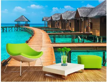Custom photo 3d wallpaper Non-woven mural The maldives sea scenery decoration painting 3d wall murals wallpaper for living room
Custom photo 3d wallpaper Non-woven mural The maldives sea scenery decoration painting 3d wall murals wallpaper for living room