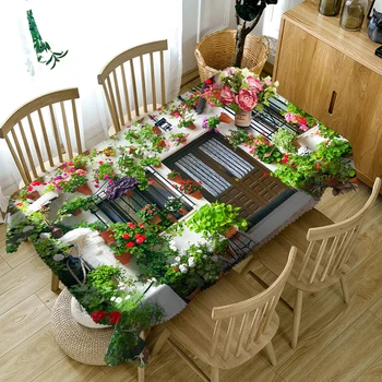 Customizable 3D Tablecloth Flower House Street Sea Pattern Washable Thicken Rectangular and Round Table Cloth for Wedding
Customizable 3D Tablecloth Flower House Street Sea Pattern Washable Thicken Rectangular and Round Table Cloth for Wedding