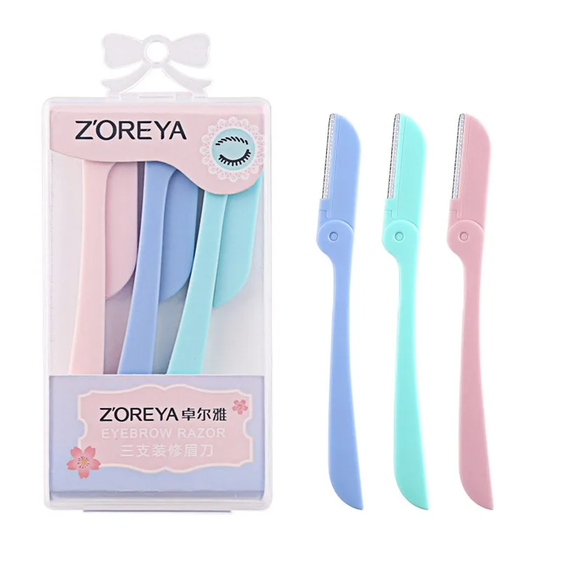 3pcs Professional Portable Folding Eyebrow Trimmer Folding Cutter Head Design Portable Eyebrow Razor
3pcs Professional Portable Folding Eyebrow Trimmer Folding Cutter Head Design Portable Eyebrow Razor