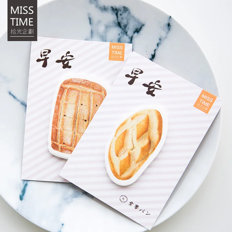 1 X Breakfas Bread memo pad paper sticky notes notepad post stationery papeleria school supplies material escolar
1 X Breakfas Bread memo pad paper sticky notes notepad post stationery papeleria school supplies material escolar