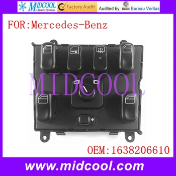 New Electric Power Window Master Control Switch use OE No. 1638206610 For Mercedes-Benz
New Electric Power Window Master Control Switch use OE No. 1638206610 For Mercedes-Benz