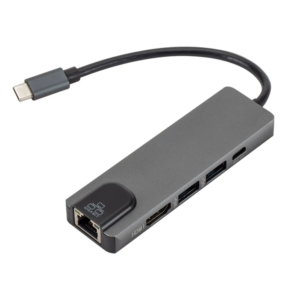 CARPRIE Usb Hub 3 0 5 In 1 2 Ports USB 3.0 Type-C To RJ45 Network Card Type-C To HDMI Adapter Cable Usb Hub Ethernet Usb Hub #42
CARPRIE Usb Hub 3 0 5 In 1 2 Ports USB 3.0 Type-C To RJ45 Network Card Type-C To HDMI Adapter Cable Usb Hub Ethernet Usb Hub #42