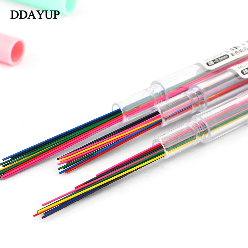 4Pcs/lot 0.5mm 0.7mm Colorful Mechanical Pencil Lead Art Sketch Drawing Color Lead School Office Supplies
4Pcs/lot 0.5mm 0.7mm Colorful Mechanical Pencil Lead Art Sketch Drawing Color Lead School Office Supplies