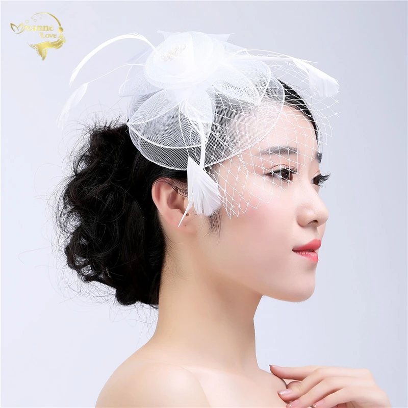 2018 Hot Sale New Arrival Velos de Novia Wedding Veil Birdcage Bridal Veils White Feather Pearl Schleier Face Veil BC0030
2018 Hot Sale New Arrival Velos de Novia Wedding Veil Birdcage Bridal Veils White Feather Pearl Schleier Face Veil BC0030