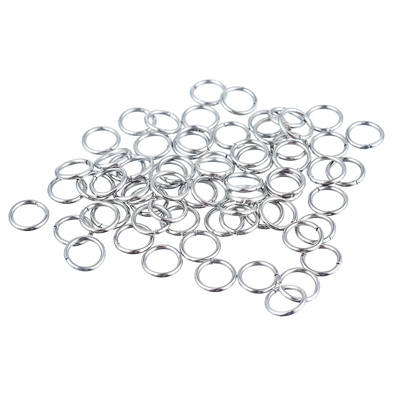 LASPERAL 100PCs 6mm Stainless Steel Open Jump Rings For Jewelry Making DIY Accessories Hand Made Craft Bright Silver Tone
LASPERAL 100PCs 6mm Stainless Steel Open Jump Rings For Jewelry Making DIY Accessories Hand Made Craft Bright Silver Tone