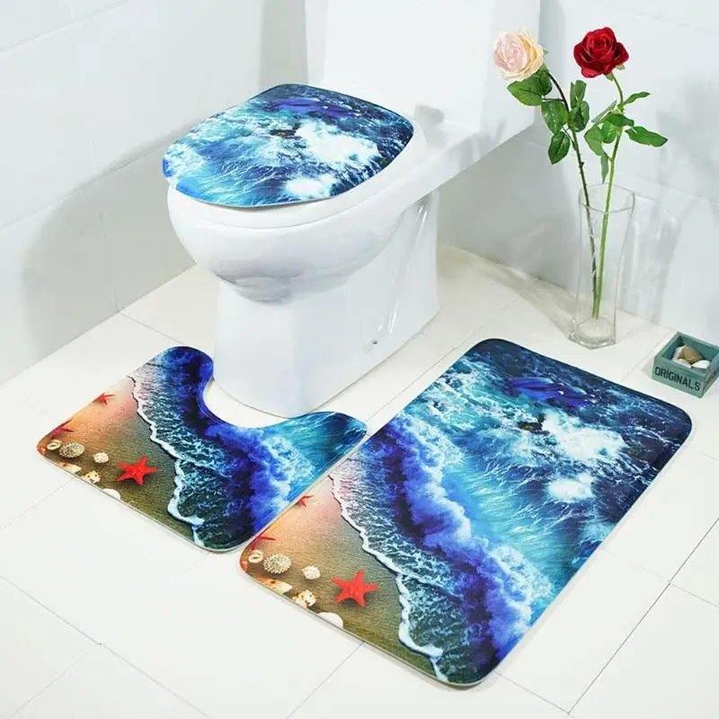 3pcs/set 3D Anti Slip Water Absorb Floor Carpet Bathroom Mat Set Polyester Floor Bath Mats Washable Bathroom Toilet Rugs Pad
3pcs/set 3D Anti Slip Water Absorb Floor Carpet Bathroom Mat Set Polyester Floor Bath Mats Washable Bathroom Toilet Rugs Pad
